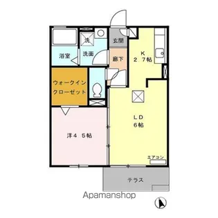 フローラ【1階】の間取り