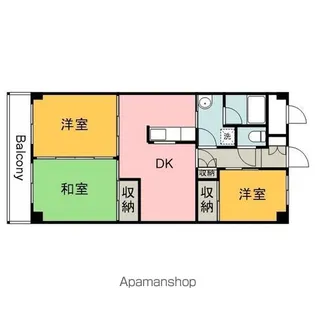 前田ハイツⅡ【302号室】の間取り
