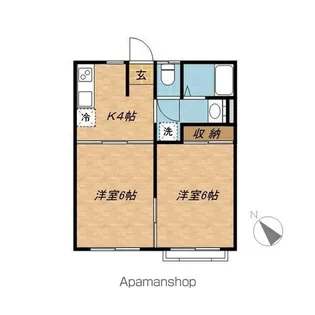 ルークハイツG棟【102号室】の間取り