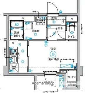 DIPS西新井【1階】の間取り