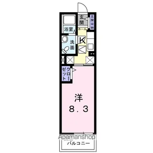 ベル セゾンⅡ【1階】の間取り