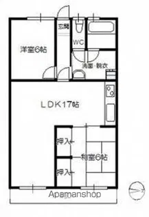 テラヤママンション【1階】の間取り