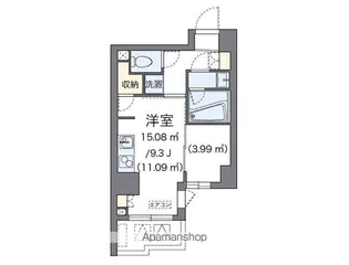LOVIE銀座東【8階】の間取り