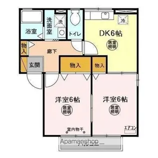 グローリー【2階】の間取り