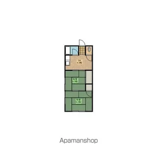 乗松アパート【1階】の間取り