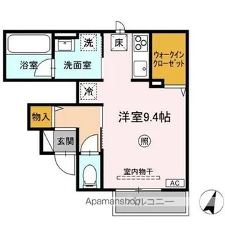 セレニテ【1階】の間取り