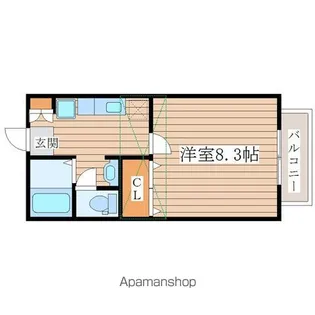 コリーヌ南光台Ⅰ番館【2階】の間取り