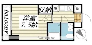 メゾン・ド・ヴィレ勝どき【4階】の間取り