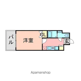 ダイナコートエスタディオ大濠公園【2階】の間取り