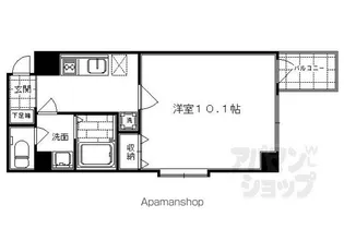 リエゾン四条【405号室】の間取り