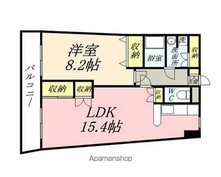 エクセルメゾン岡山【5階】の間取り