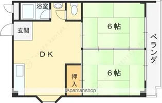 コンフォート青山【205号室】の間取り