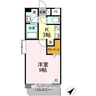 ウィング青山【5階】の間取り