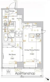 DIPS十条仲原WEST【2階】の間取り