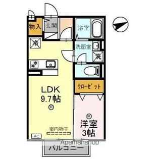 KNKS アダージョ【2階】の間取り