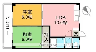 ハイツMINT【3階】の間取り