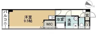 REVEUR十一屋【4階】の間取り