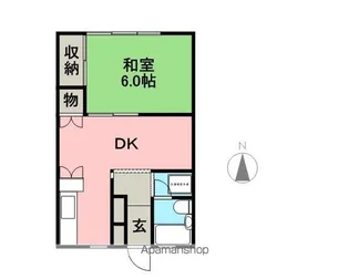 川窪ハイツ【1階】の間取り