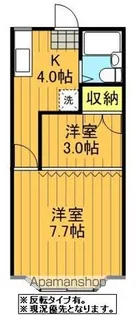 ドエル富田【207号室】の間取り