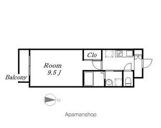 1Kの間取り画像