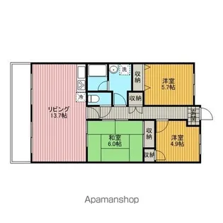 プリマベーラⅢ【1階】の間取り