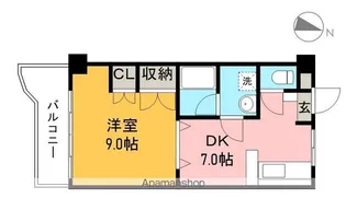 ドリームハウスⅢ【3階】の間取り