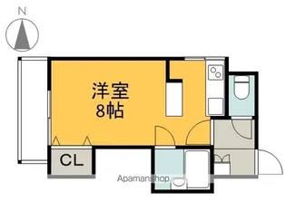 ベルクール富士見【5階】の間取り