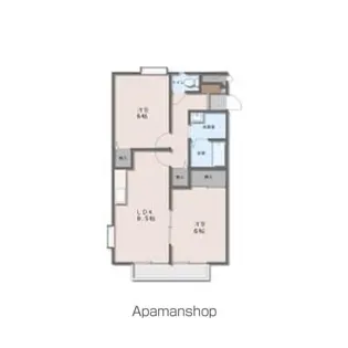 ロイヤルグリーンハイツ【1階】の間取り