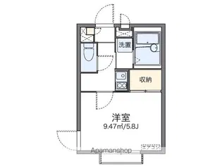 レオパレスWIZARD【2階】の間取り