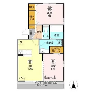 セントラルパーク【2階】の間取り