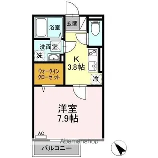 アプリコット住崎町【1階】の間取り