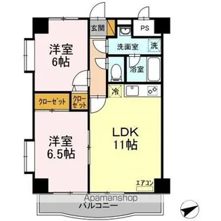 グレイスフルツツイ【3階】の間取り