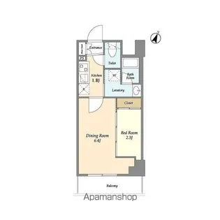 プラート宮坂【1階】の間取り