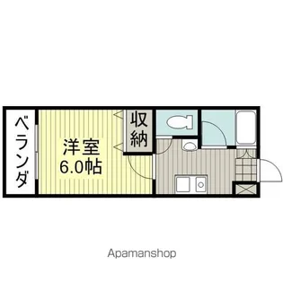 アビーロード広川【102号室】の間取り