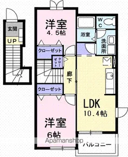 エンブレム タウンA【2階】の間取り