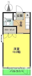 ヒルトップ108【207号室】の間取り