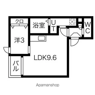 WARREN KUBOMIⅡ【2階】の間取り
