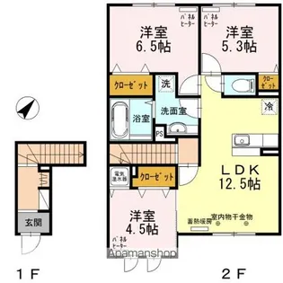 SUNNY.PLACE【2階】の間取り