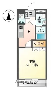 Excellent View【2階】の間取り