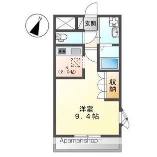ヴァンベール【101号室】の間取り