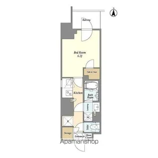 ドゥーエ亀戸【7階】の間取り