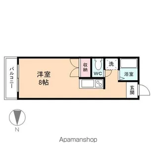 シャトルフジナガⅡ【3階】の間取り