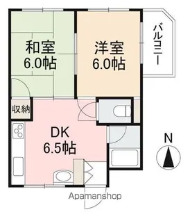 シブヤハイツ【201号室】の間取り