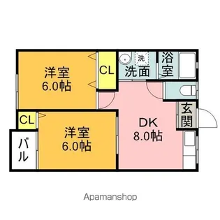 パサージュ新橋M【2階】の間取り