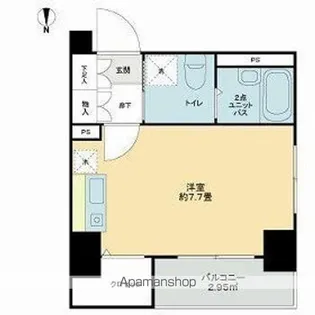 ドルチェ銀座東・壱番館【6階】の間取り