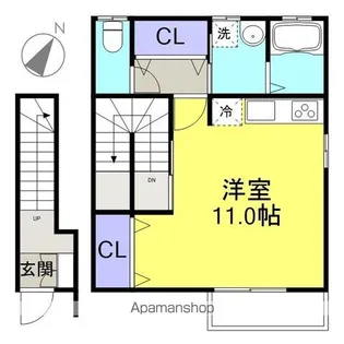 リッツ・ハウス【201号室】の間取り