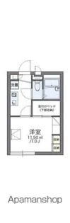 レオパレスフロンティア【1階】の間取り