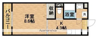 メゾン アージュ【206号室】の間取り