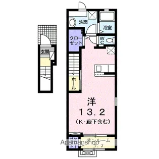 サムスリー【2階】の間取り