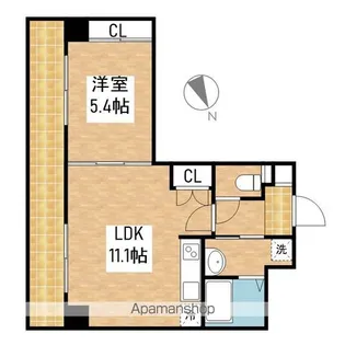 愛知県名古屋市東区筒井3丁目【マンション】の間取り